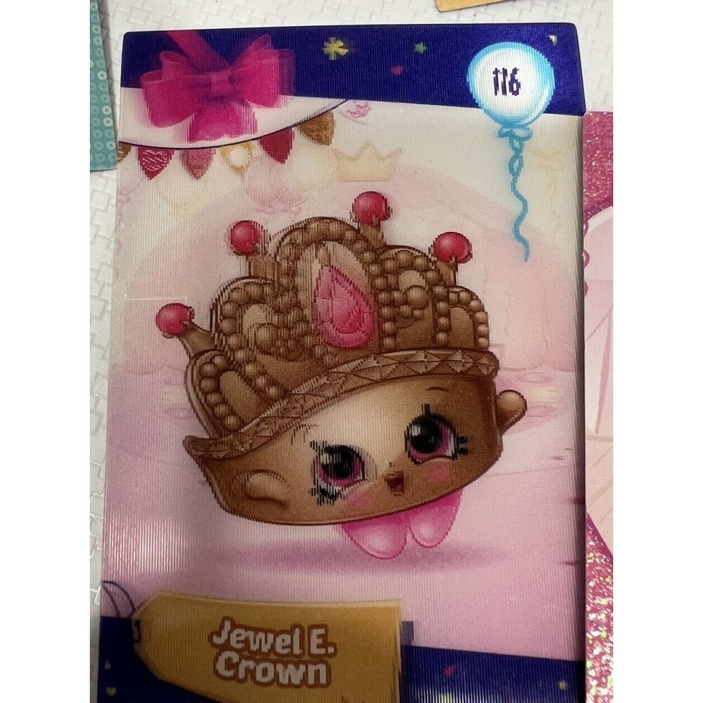 2017 SHOPKINS COLLECTOR CARDS SEASON 7 Pack Birthday Gift Party Glitter